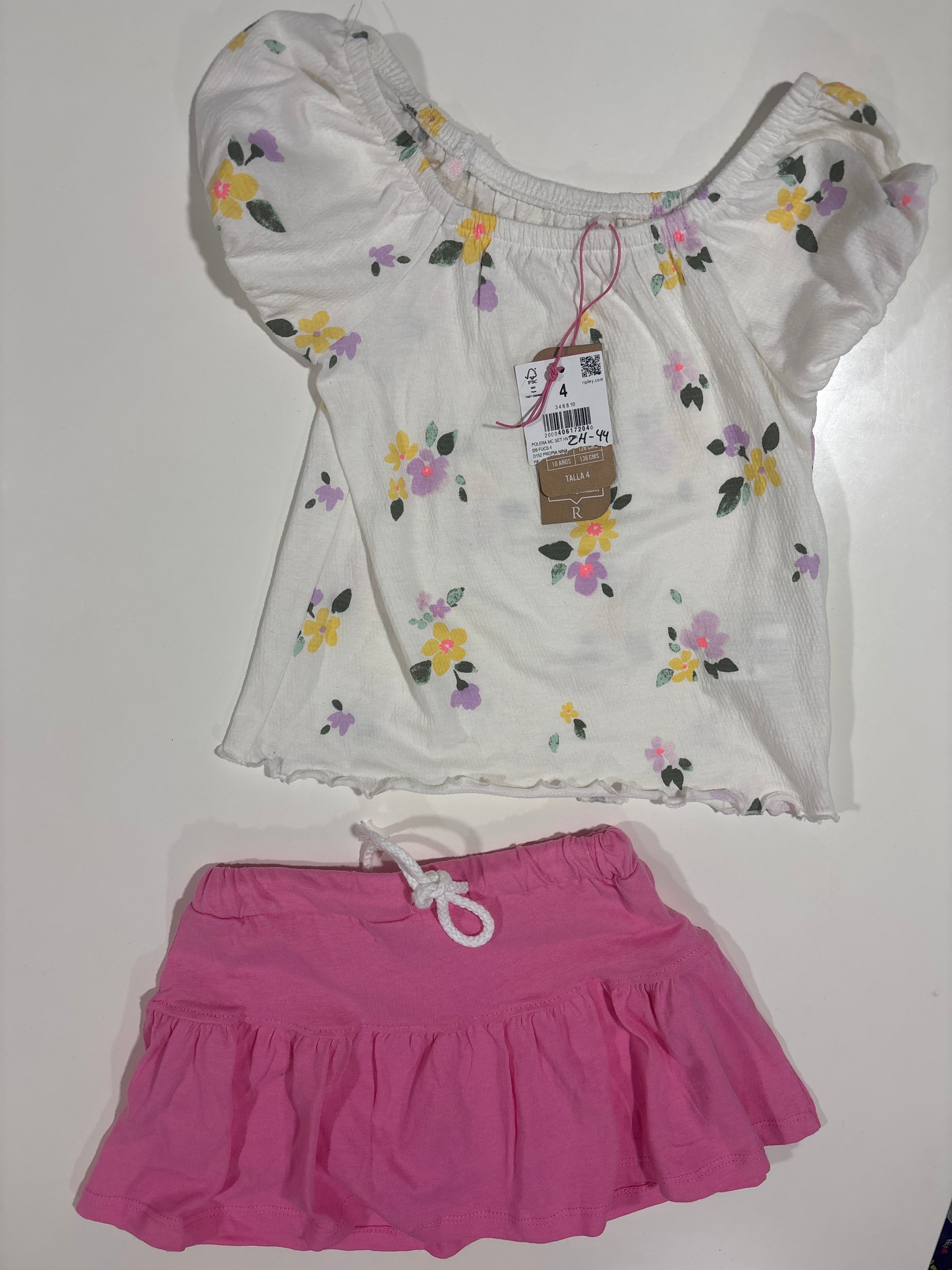 Conjunto Polera/Falda