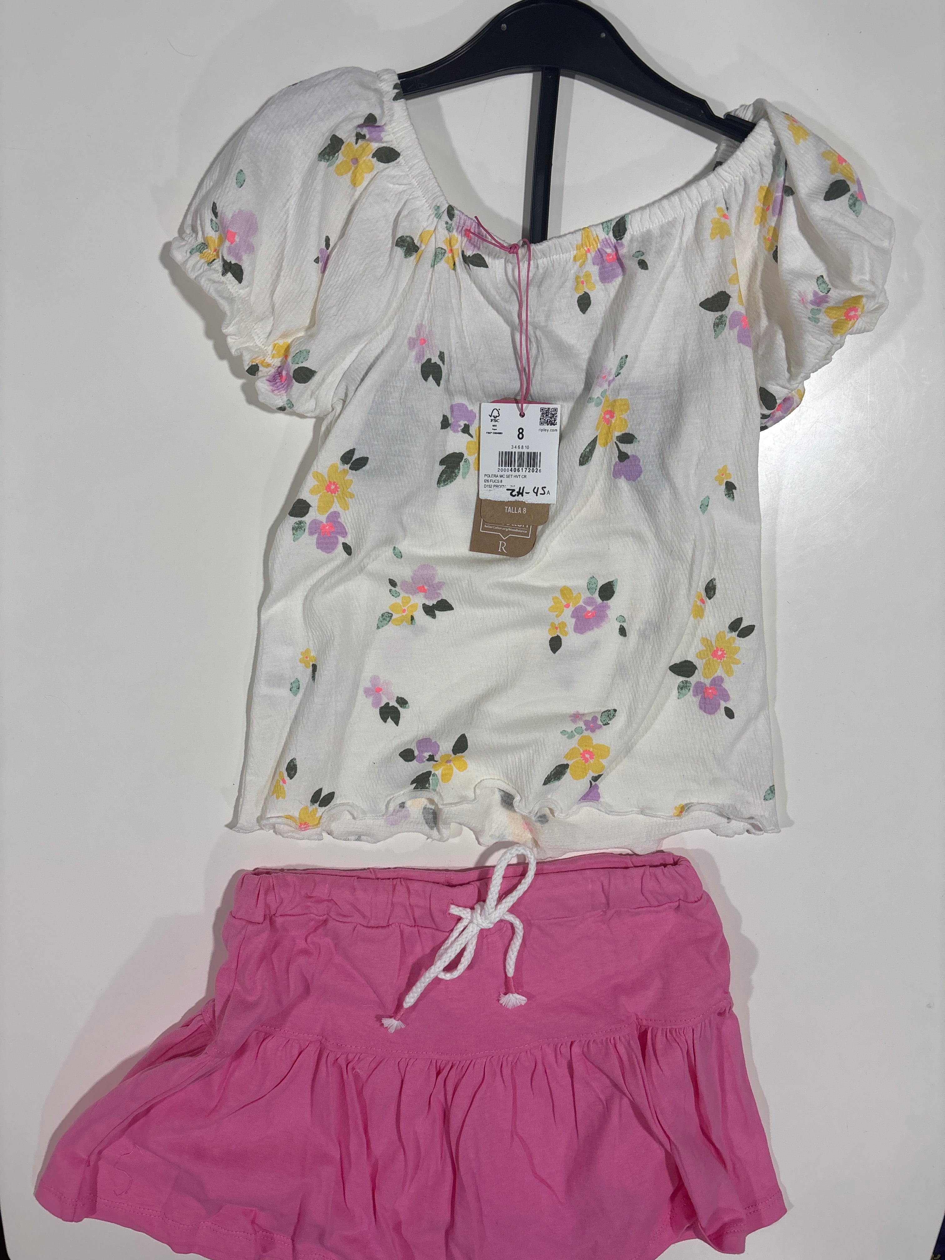 Conjunto Polera/Falda